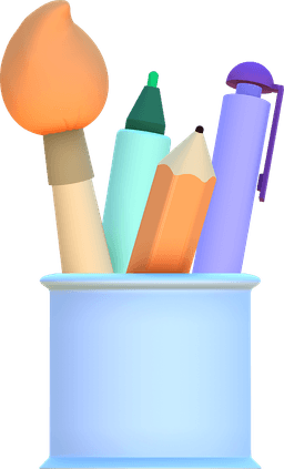 Pen holder icon