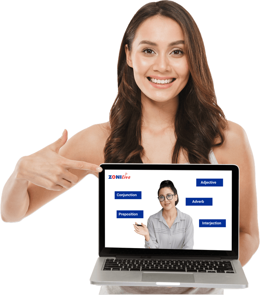 ZoniLive girl with laptop, engaging in interactive online learning and exploring educational opportunities