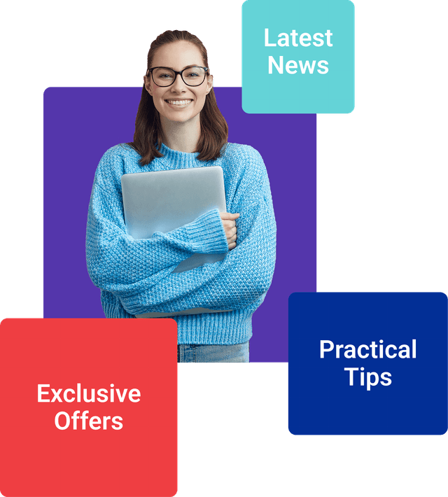 ZoniLive girl with books in hand, promoting exciting online learning opportunities